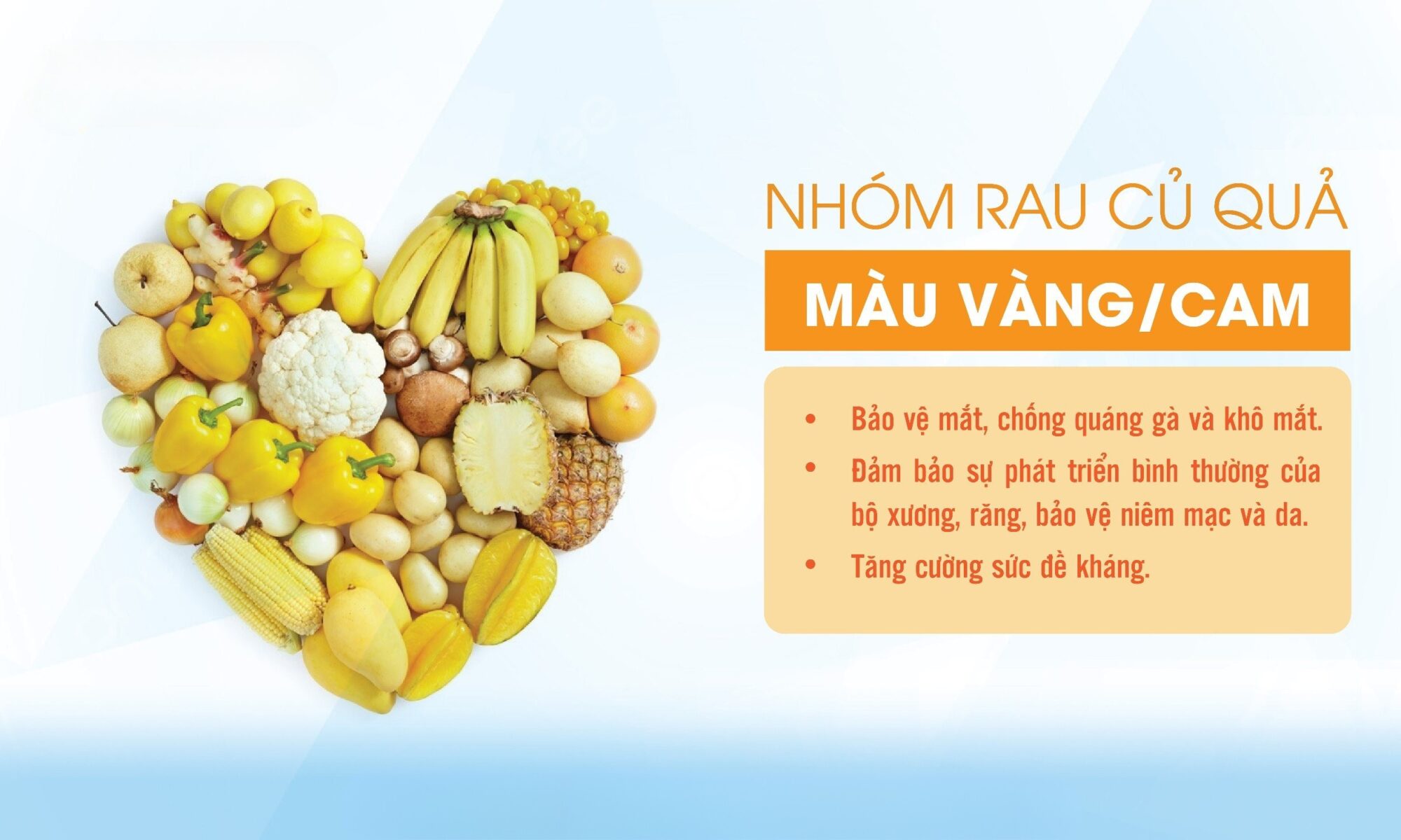 Nhóm rau của màu vàng - Dr Trang