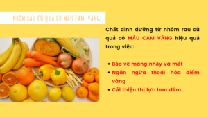 rau củ màu vàng - Dr Trang