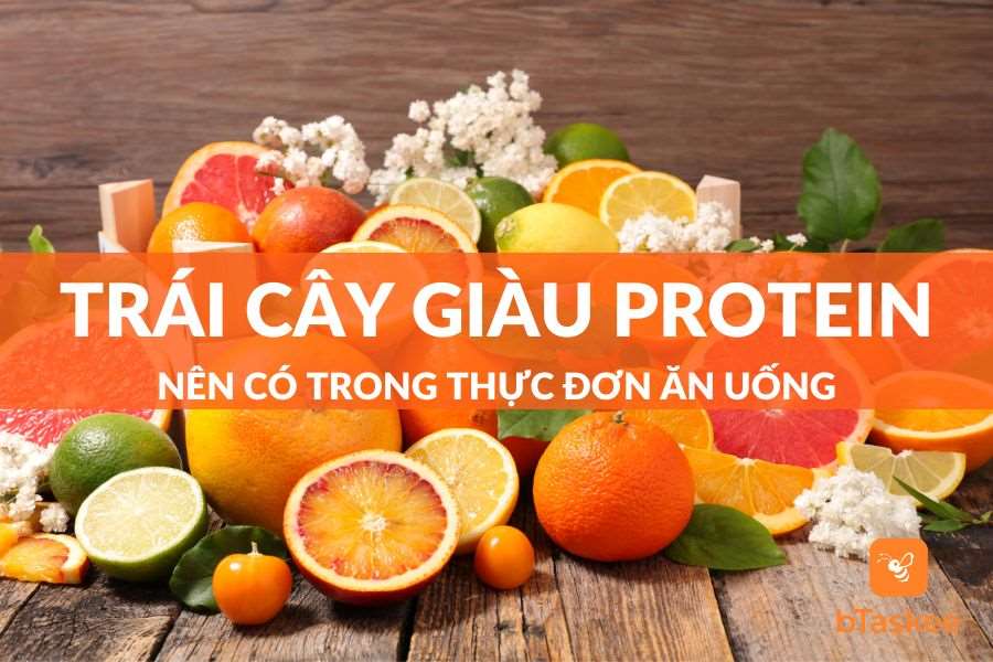 trái cây giàu protein