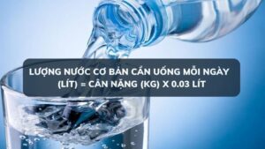 lượng nước cần uống